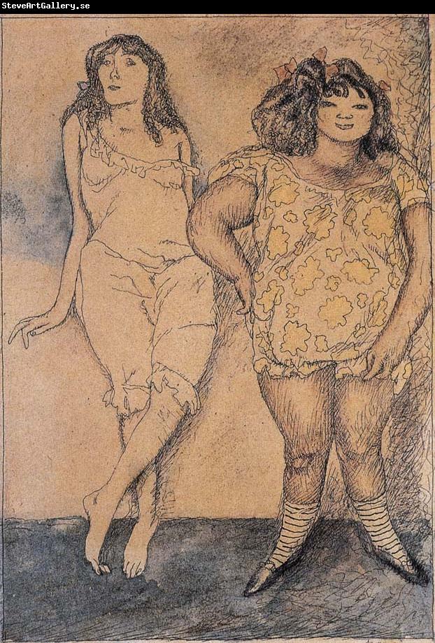 Jules Pascin Two lady